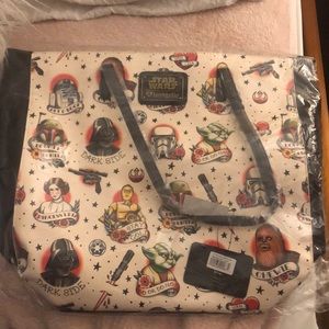 Star Wars Loungefly faux leather tote